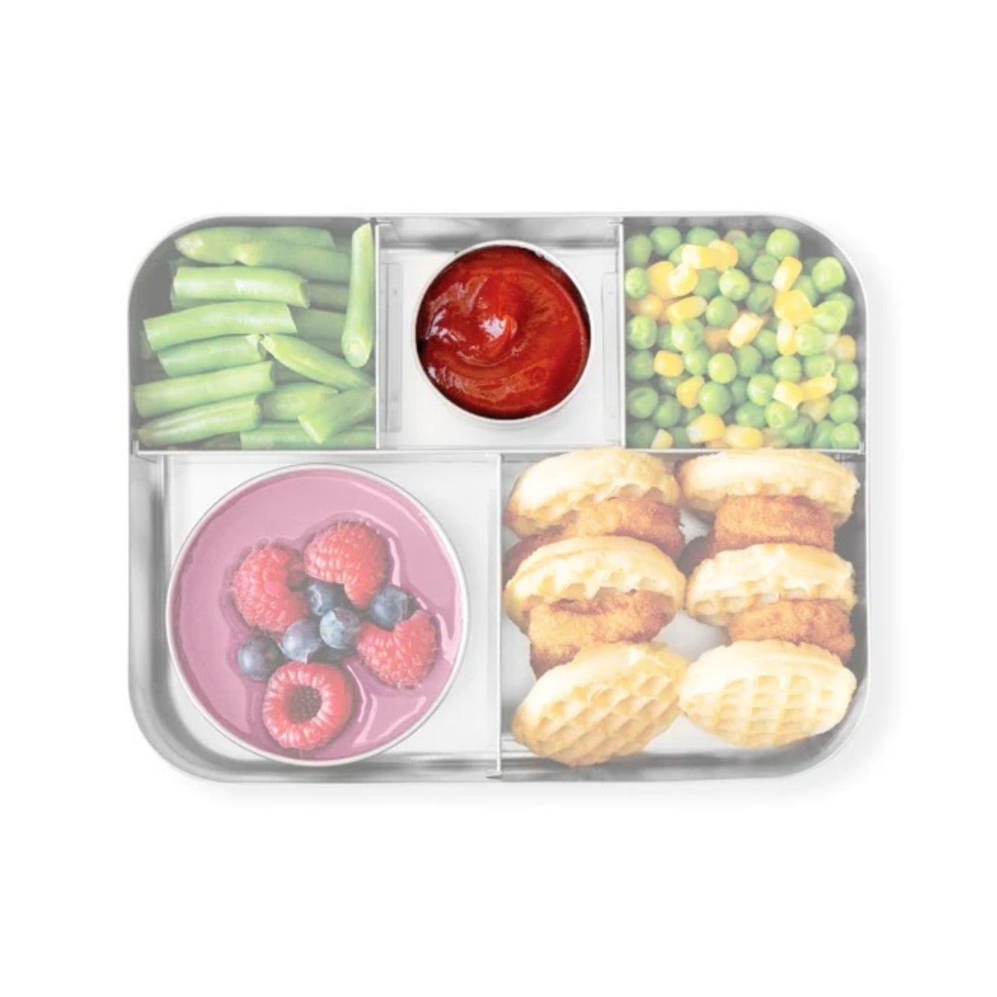 kleine runde Dosen Dips 3er-Set - Floral