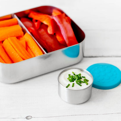 kleine runde Dosen Dips 3er-Set - Floral