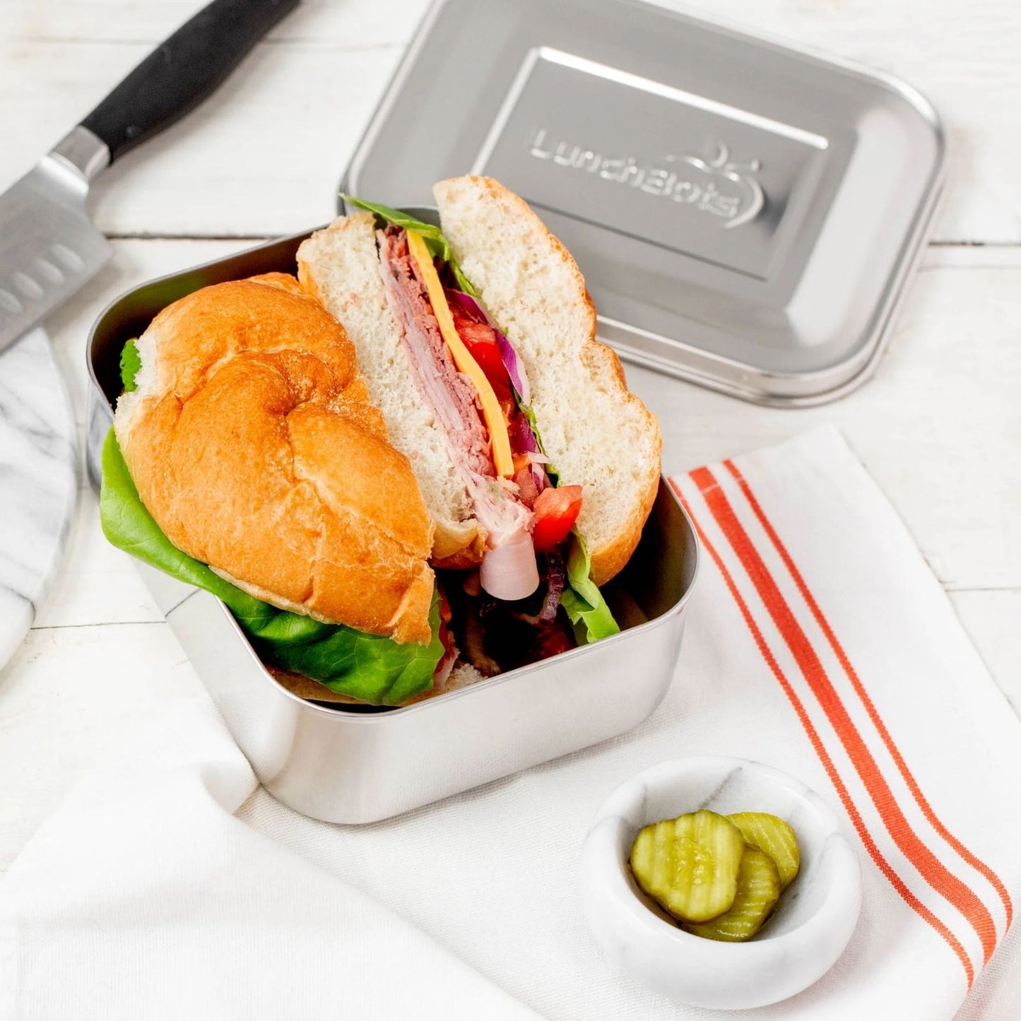 Lunchbox Medium Uno - Edelstahl