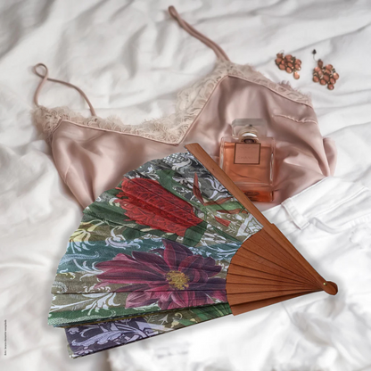 Fächer mit bunten Blumen - Flowers