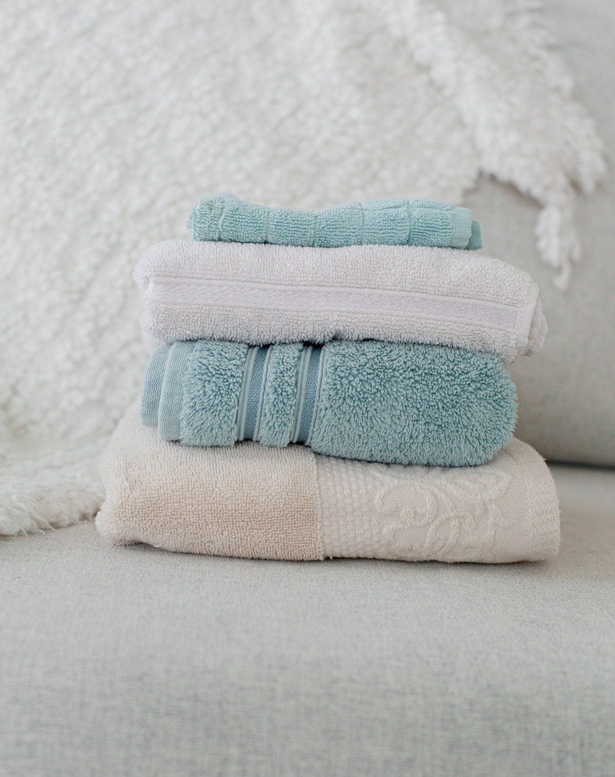 Handtücher und Badetücher