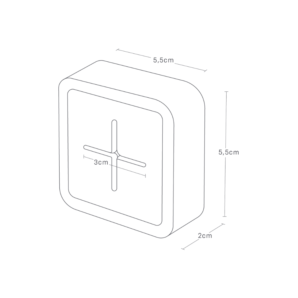 Klebehaken-Handtuchhalter - Weiss
