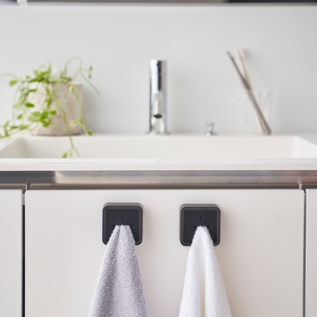 Klebehaken-Handtuchhalter - Schwarz