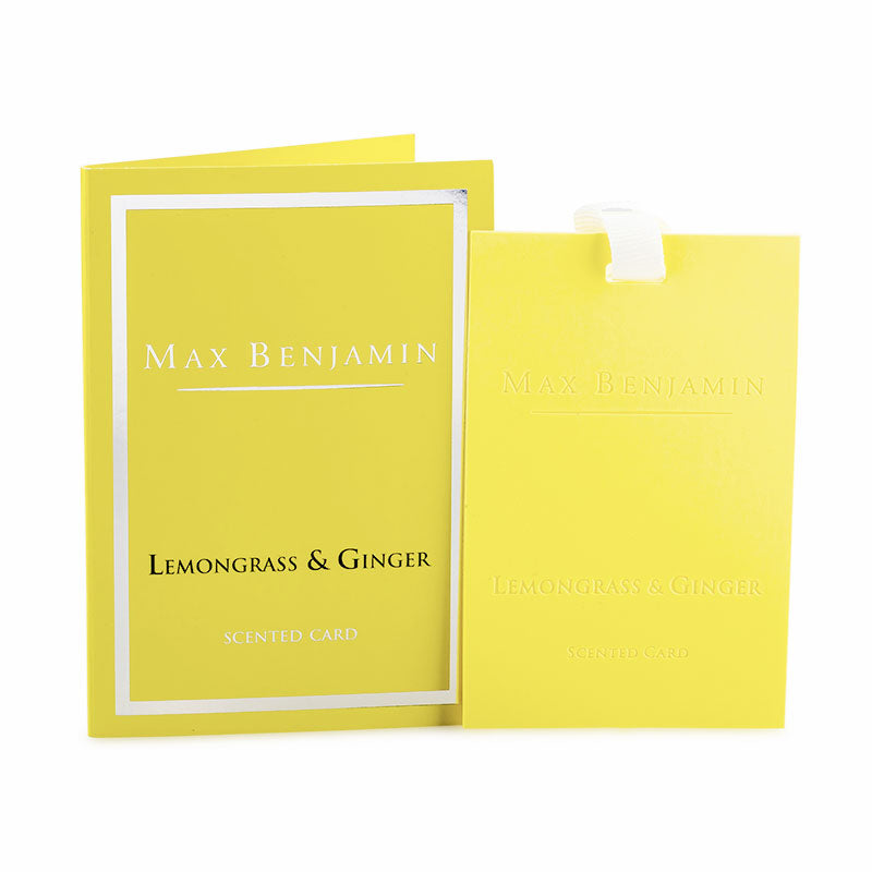 Duftkarte - Lemongrass & Ginger Max Benjamin