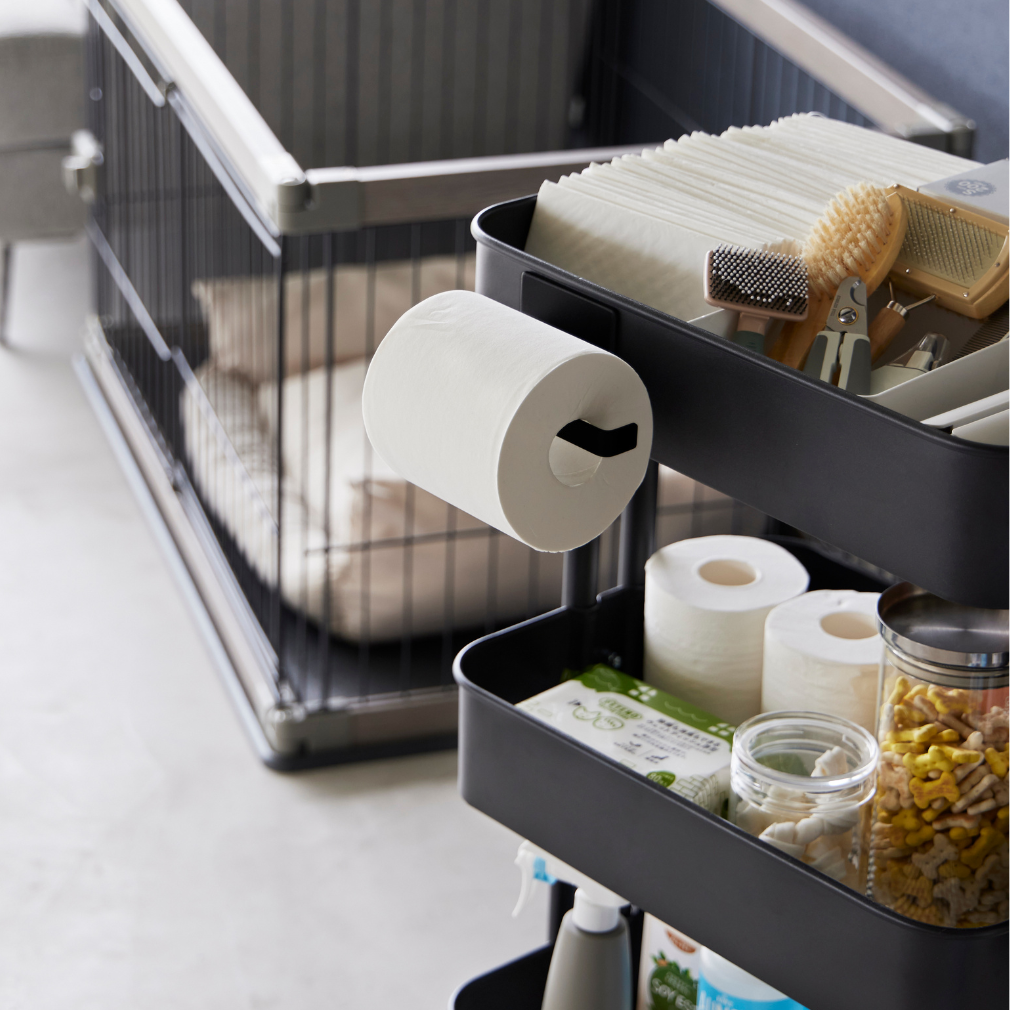 Magnetischer Toilettenpapierhalter - schwarz