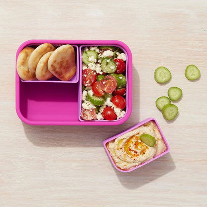 Build-a-Bento Lunchbox mit herausnehmbaren Abteilen - pink