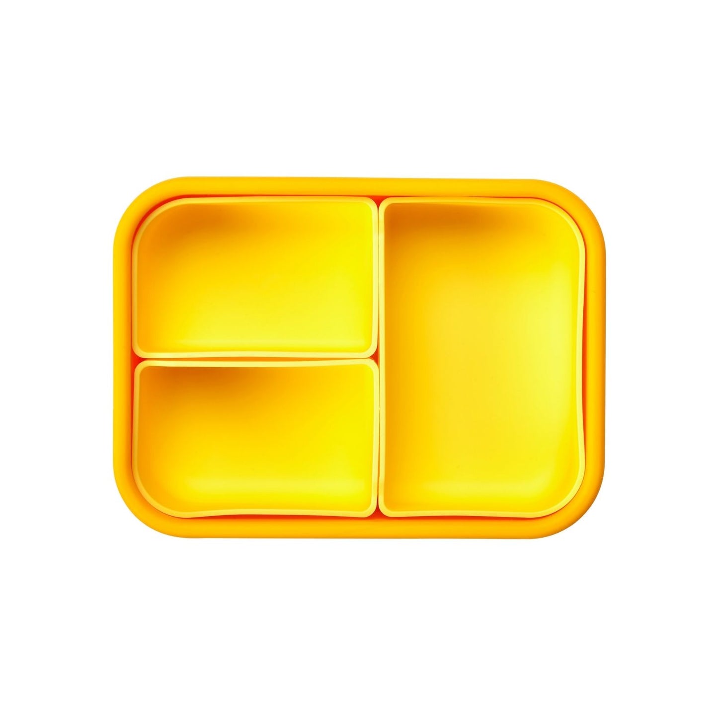 Build-a-Bento Lunchbox mit herausnehmbaren Abteilen - gelb