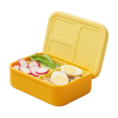 Build-a-Bento Lunchbox mit herausnehmbaren Abteilen - gelb