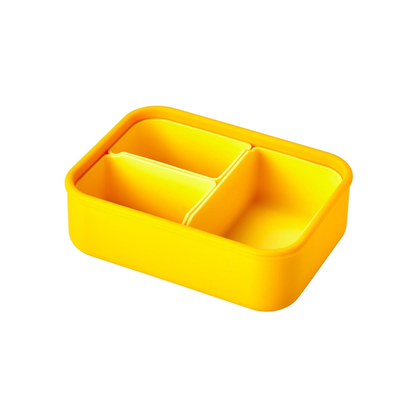 Build-a-Bento Lunchbox mit herausnehmbaren Abteilen - gelb