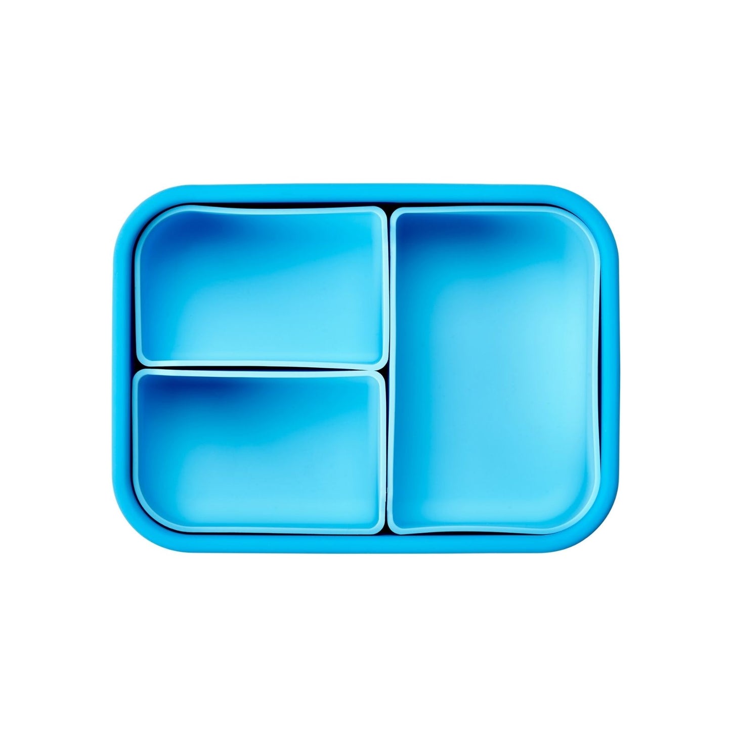 Build-a-Bento Lunchbox mit herausnehmbaren Abteilen - blau