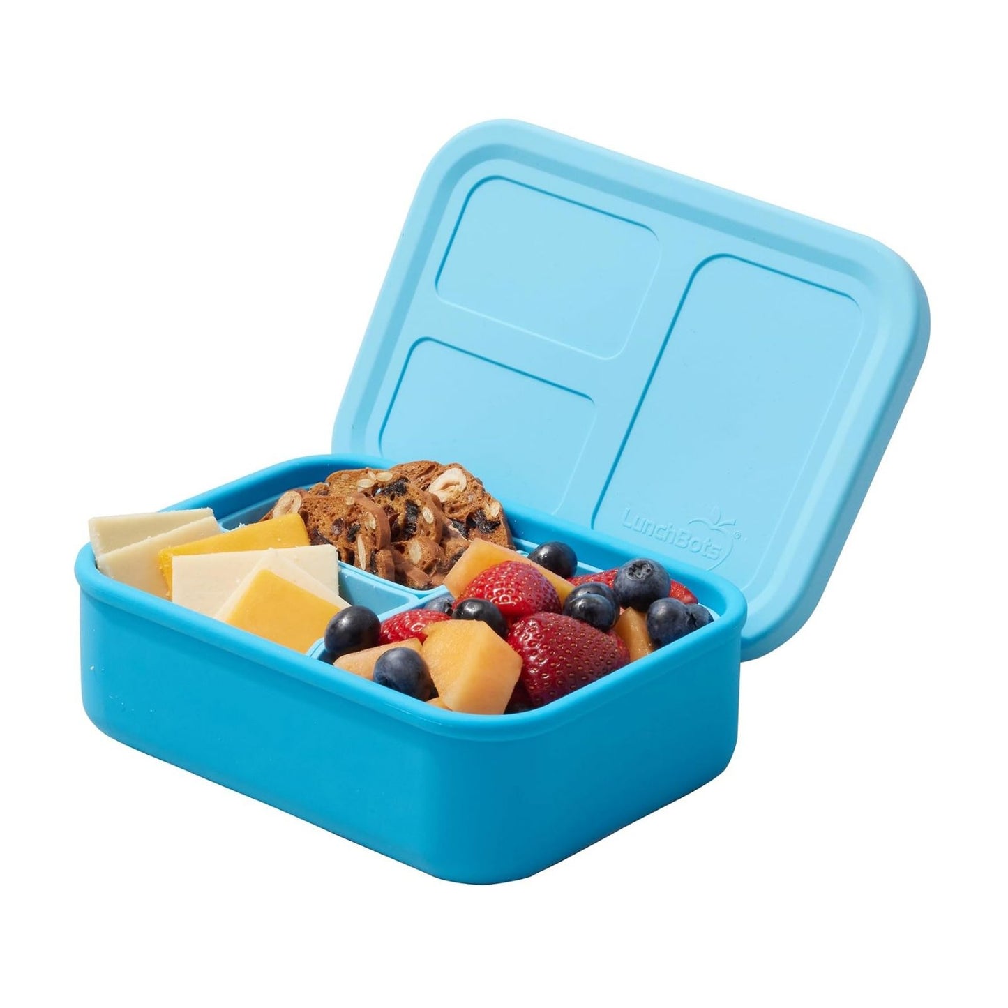 Build-a-Bento Lunchbox mit herausnehmbaren Abteilen - blau