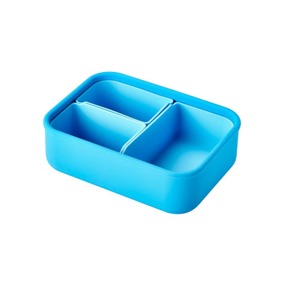 Build-a-Bento Lunchbox mit herausnehmbaren Abteilen - blau
