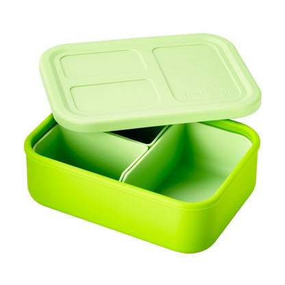 Build-a-Bento Lunchbox mit herausnehmbaren Abteilen - grün