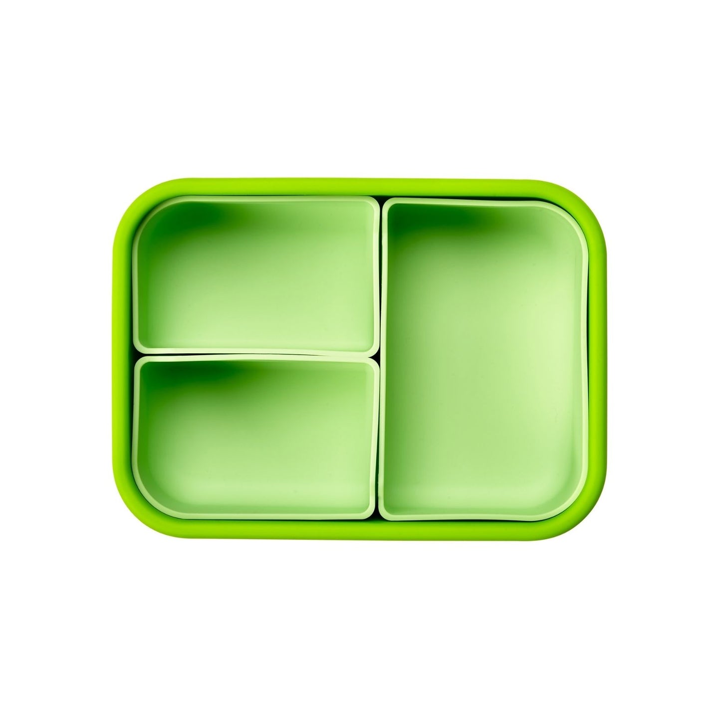 Build-a-Bento Lunchbox mit herausnehmbaren Abteilen - grün