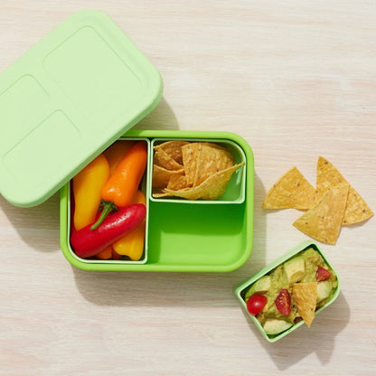 Build-a-Bento Lunchbox mit herausnehmbaren Abteilen - grün