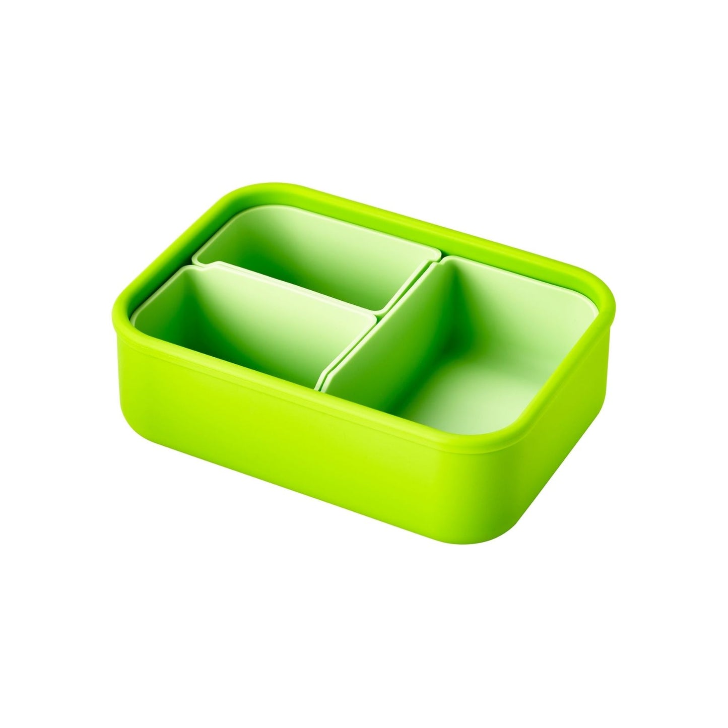 Build-a-Bento Lunchbox mit herausnehmbaren Abteilen - grün