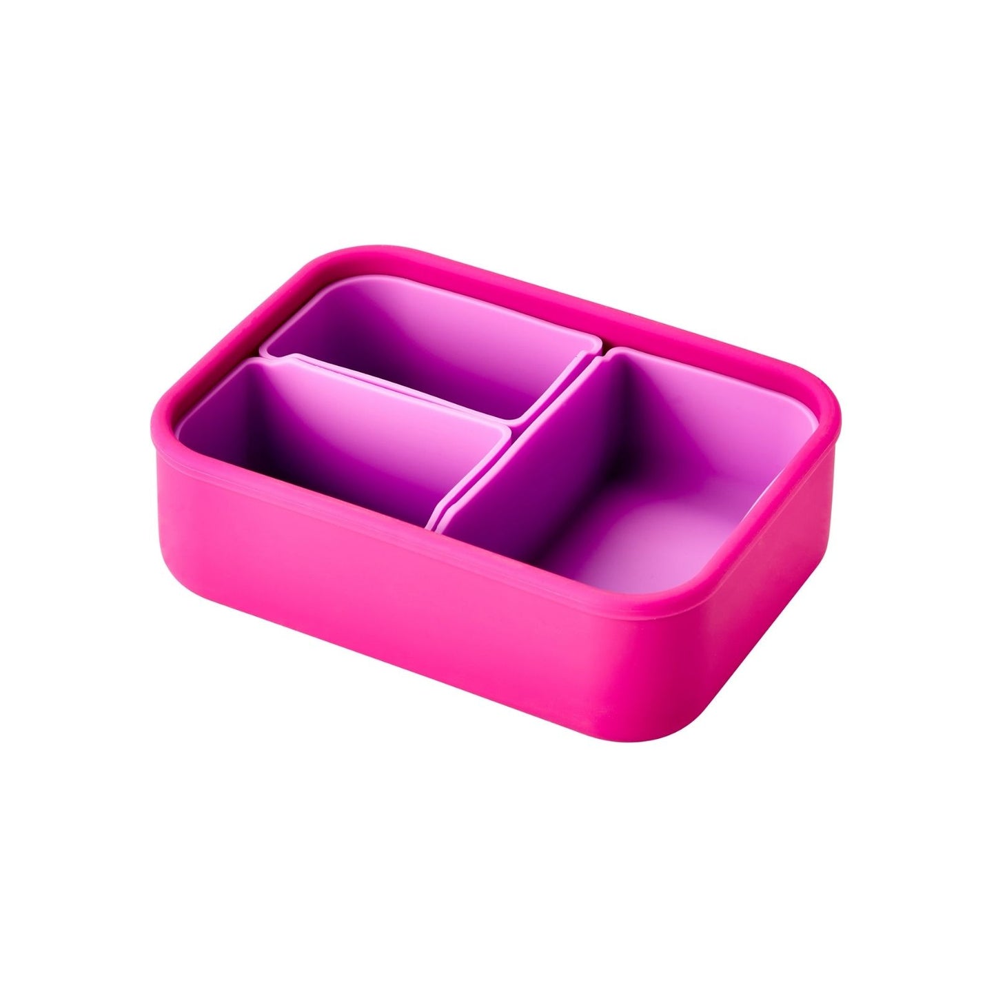 Build-a-Bento Lunchbox mit herausnehmbaren Abteilen - pink