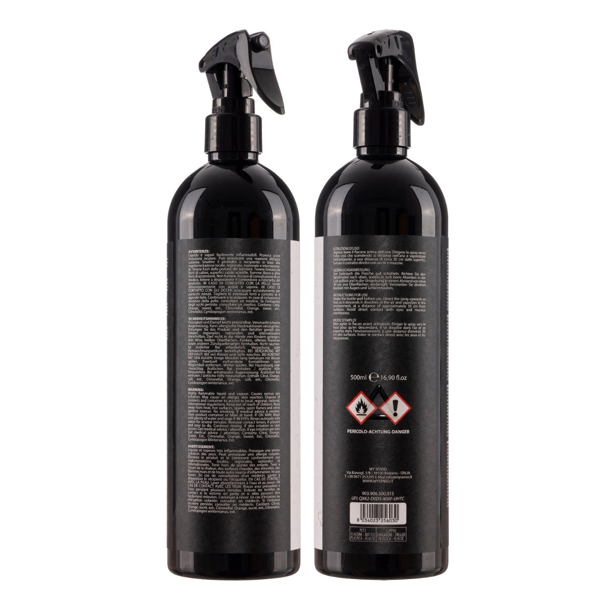 Raumduft Spray 500ml - Nr. 15 Lemongrass MySenso