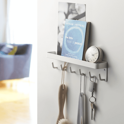 SMART Magnetischer Schlüsselhalter mit Ablage – Weiß Schlüsselablage