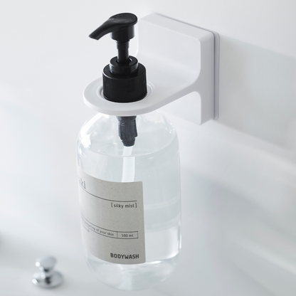 Seifenspenderhalter zum Ankleben - weiß