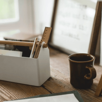 TOSCA Schreibtischablage – Weiß Schreibtischorganizer
