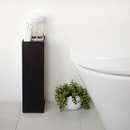 TOWER Toilettenrollenhalter - Schwarz Toilettenpapierhalter