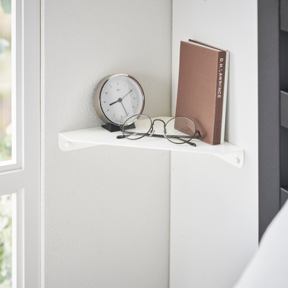 Wand-Eckregal - Weiss