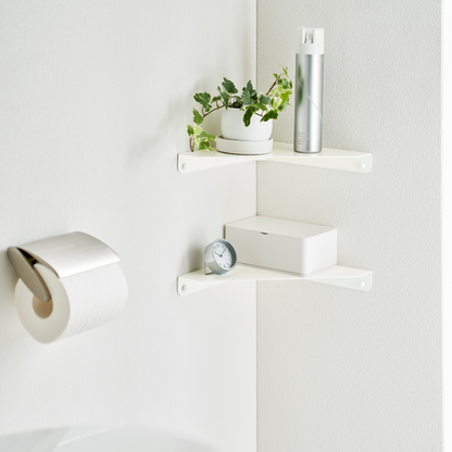 Wand-Eckregal - Weiss