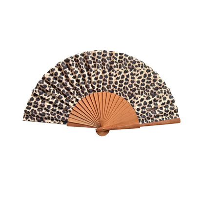 Fächer mit Leoparden Muster - Sauvage Tusitala Barcelona