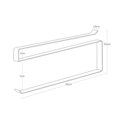 Küchenrollenhalter - Weiß
