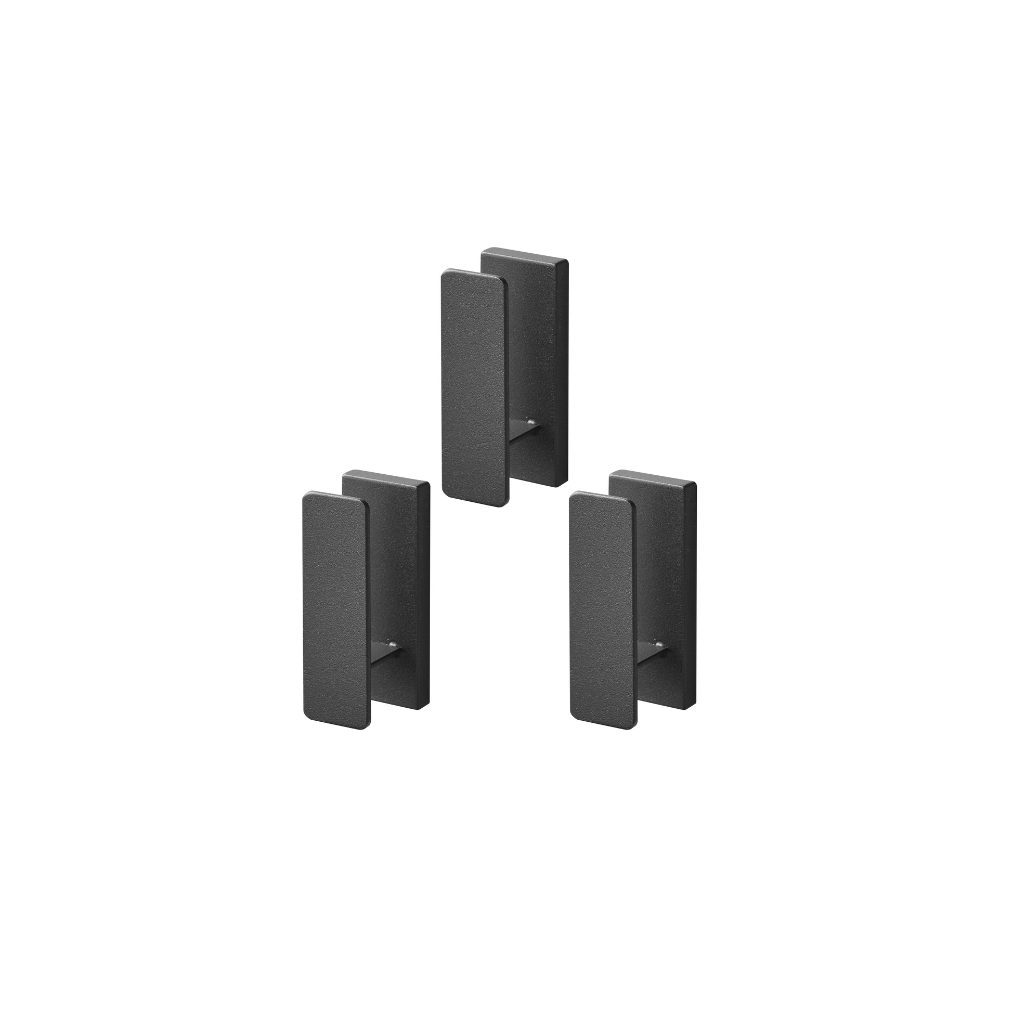 Wandhaken 3er-Set - Schwarz