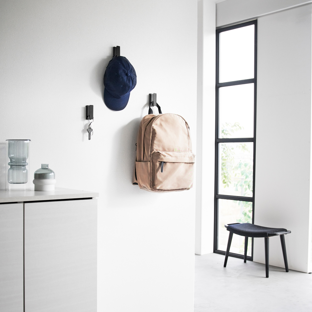 Wandhaken 3er-Set - Schwarz