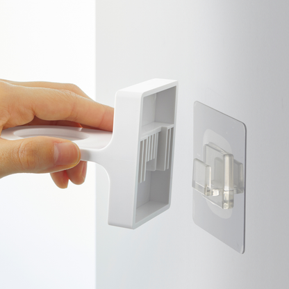 Seifenspenderhalter zum Ankleben - weiß