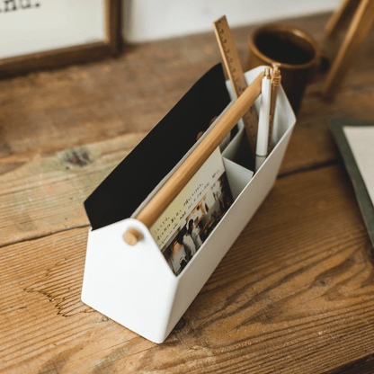 TOSCA Schreibtischablage – Weiß Schreibtischorganizer