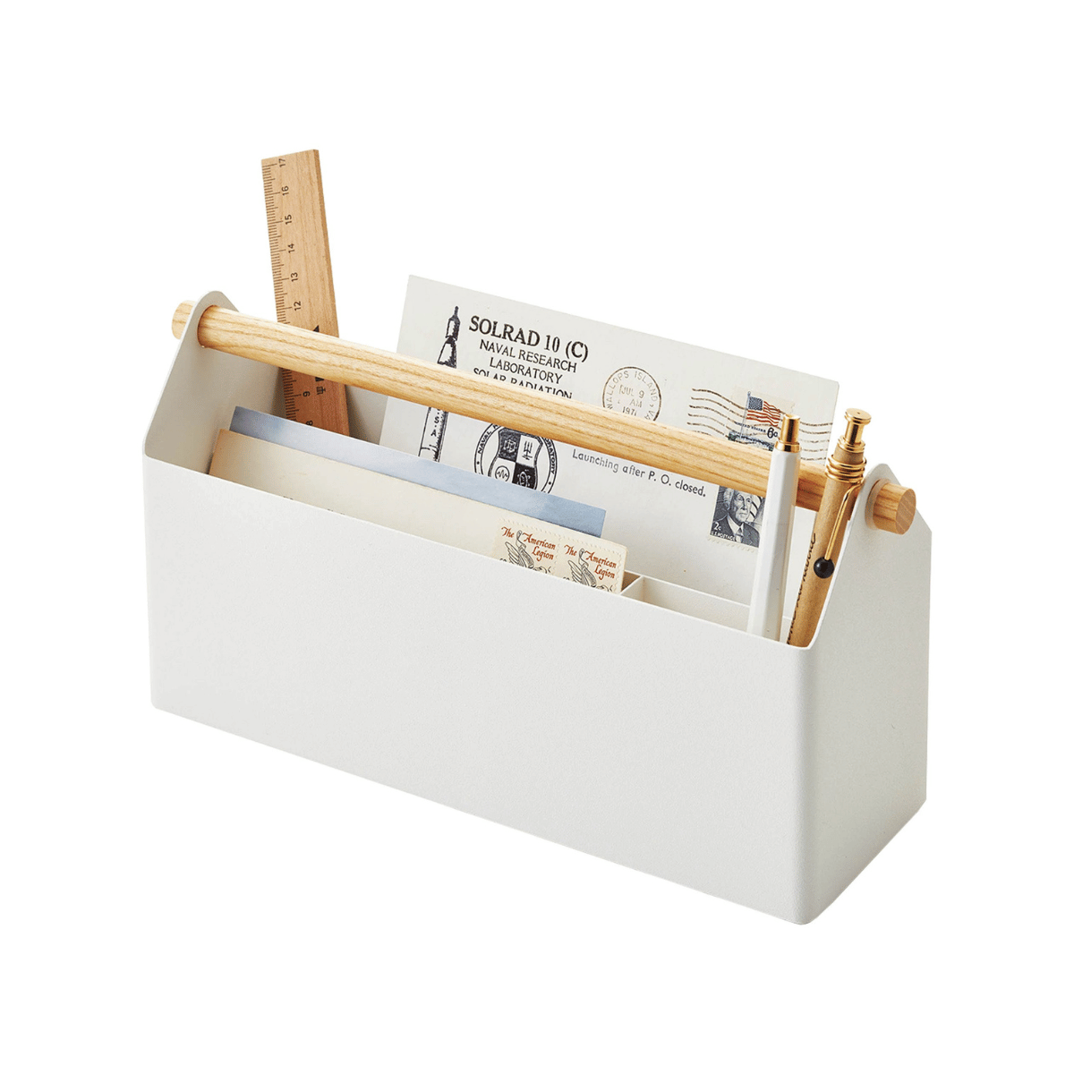 TOSCA Schreibtischablage – Weiß Schreibtischorganizer