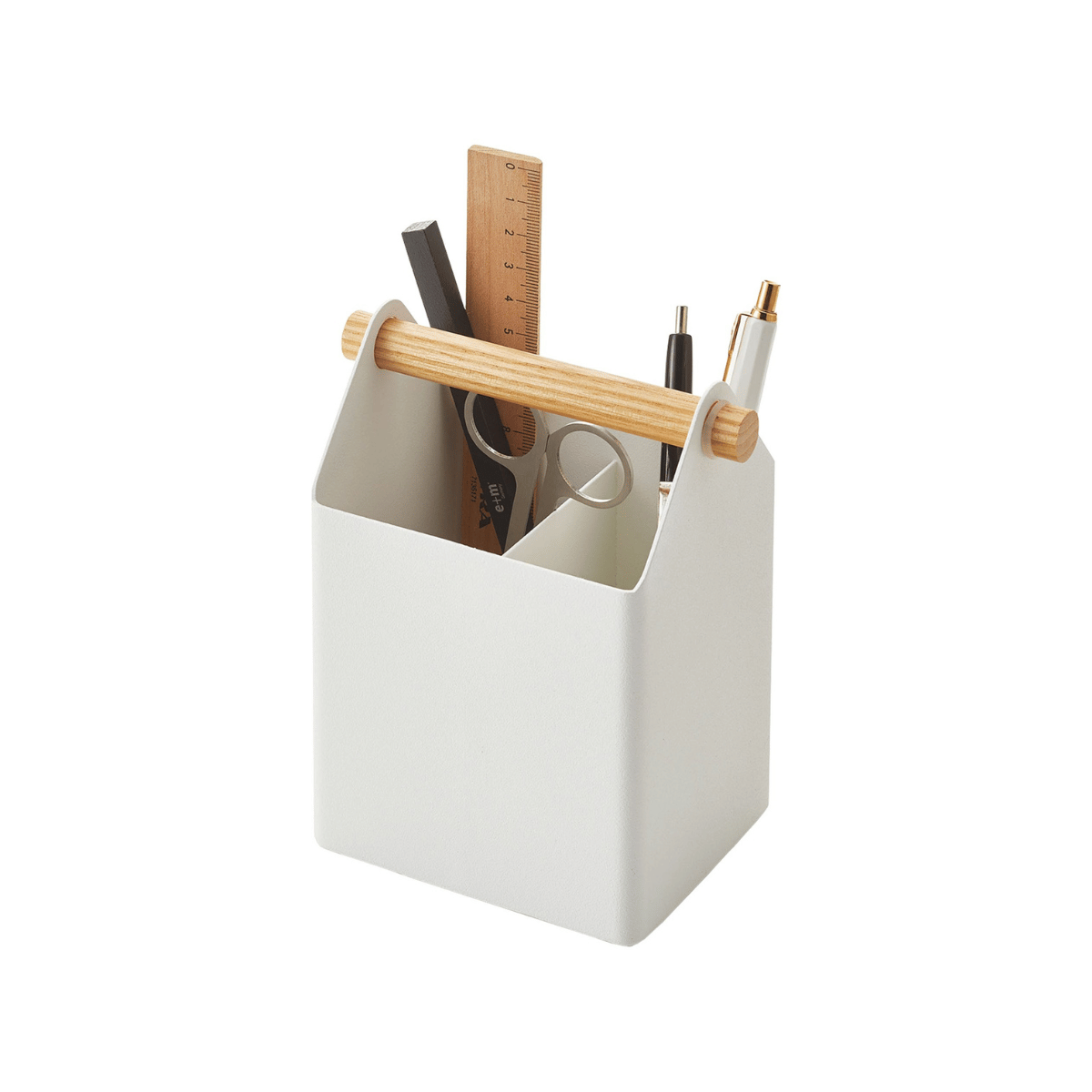 TOSCA Stift- & Schreibtischablage – Weiß Schreibtischorganizer