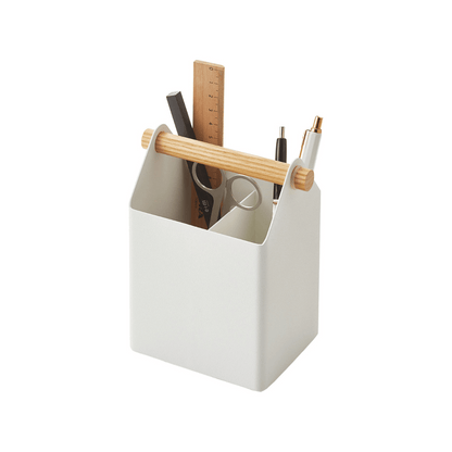 TOSCA Stift- & Schreibtischablage – Weiß Schreibtischorganizer