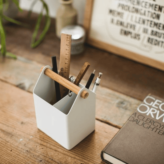 TOSCA Stift- & Schreibtischablage – Weiß Schreibtischorganizer