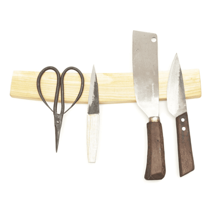 Authentic Blades - Messerleiste aus Holz mit Magnethalterung