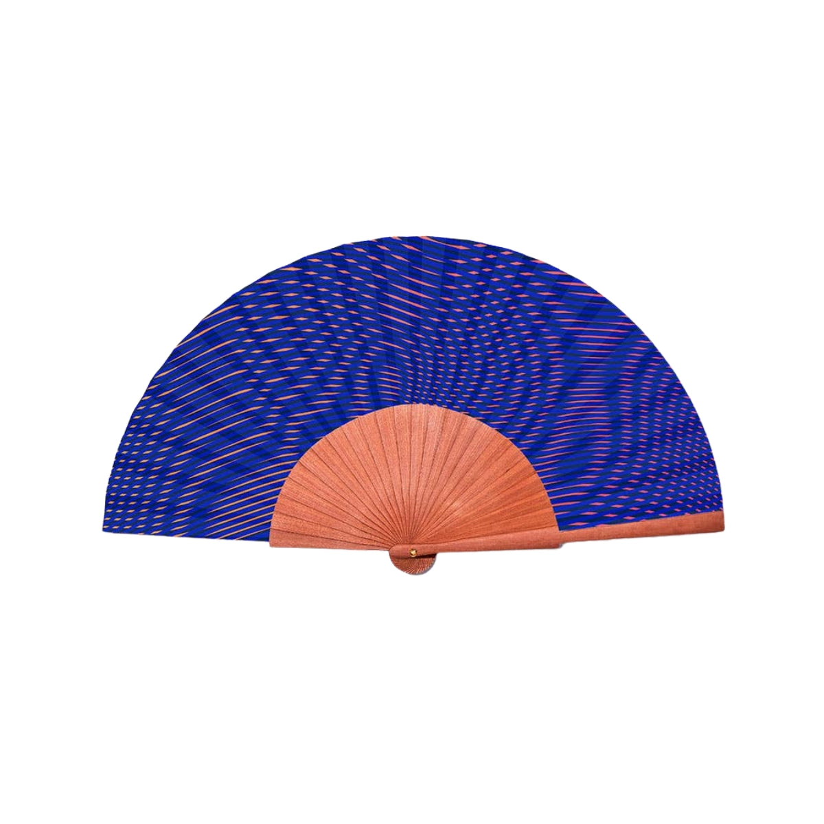 faecher blauen wellen rosa und gelb