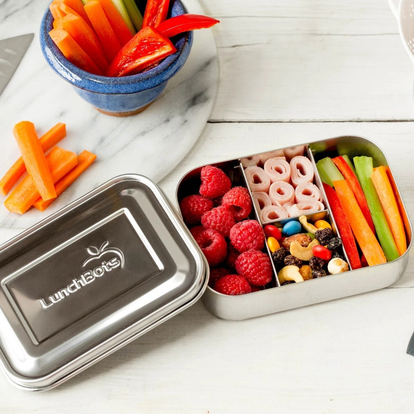 kleine Lunchbox Small Protein Packer - Edelstahl