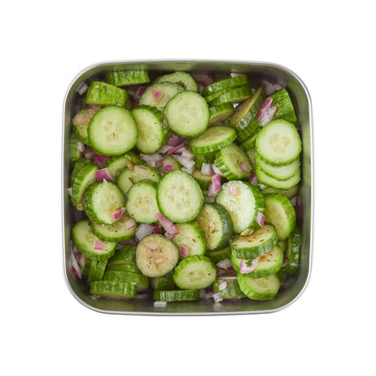 große quadratische Edelstahldose Square Large - 1,5l