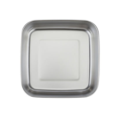 große quadratische Edelstahldose Square Large - 1,5l