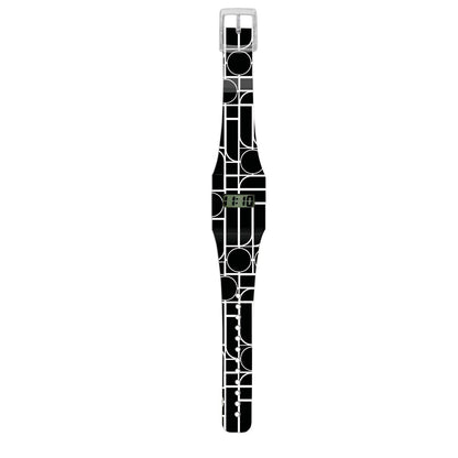I Like Paper - Paperwatch Armbanduhr - Bauhaus Black