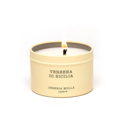 Duftkerze in Metalldose - Verbena di Sicilia