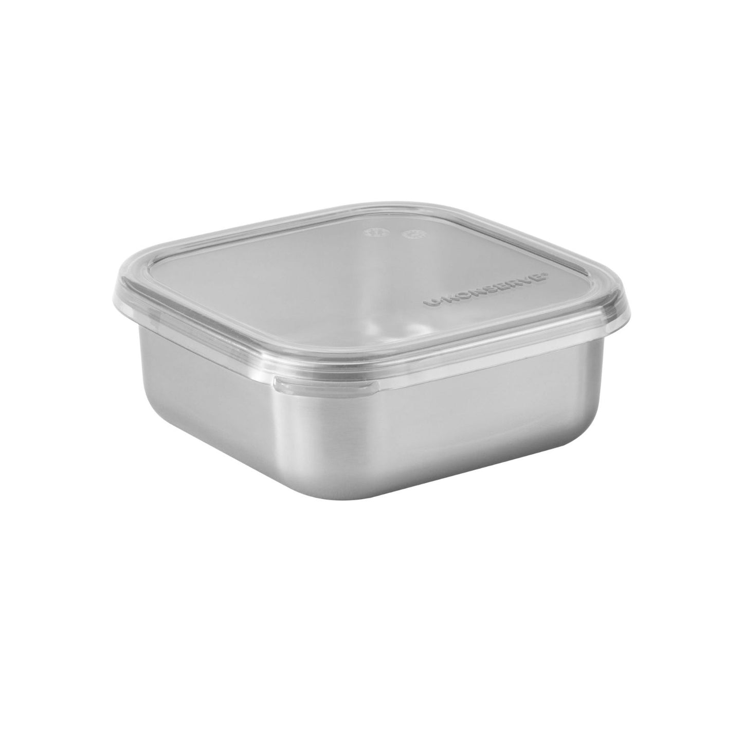 kleine quadratische Edelstahldose Square Small - 450ml