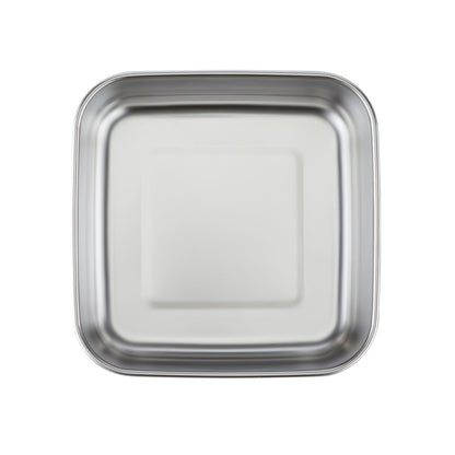 quadratische Edelstahldose Square Medium - 900ml