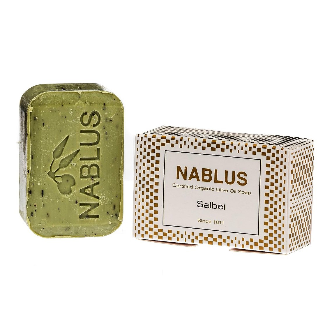 Nablus Soap - natürliche Seife aus Olivenöl - Salbei