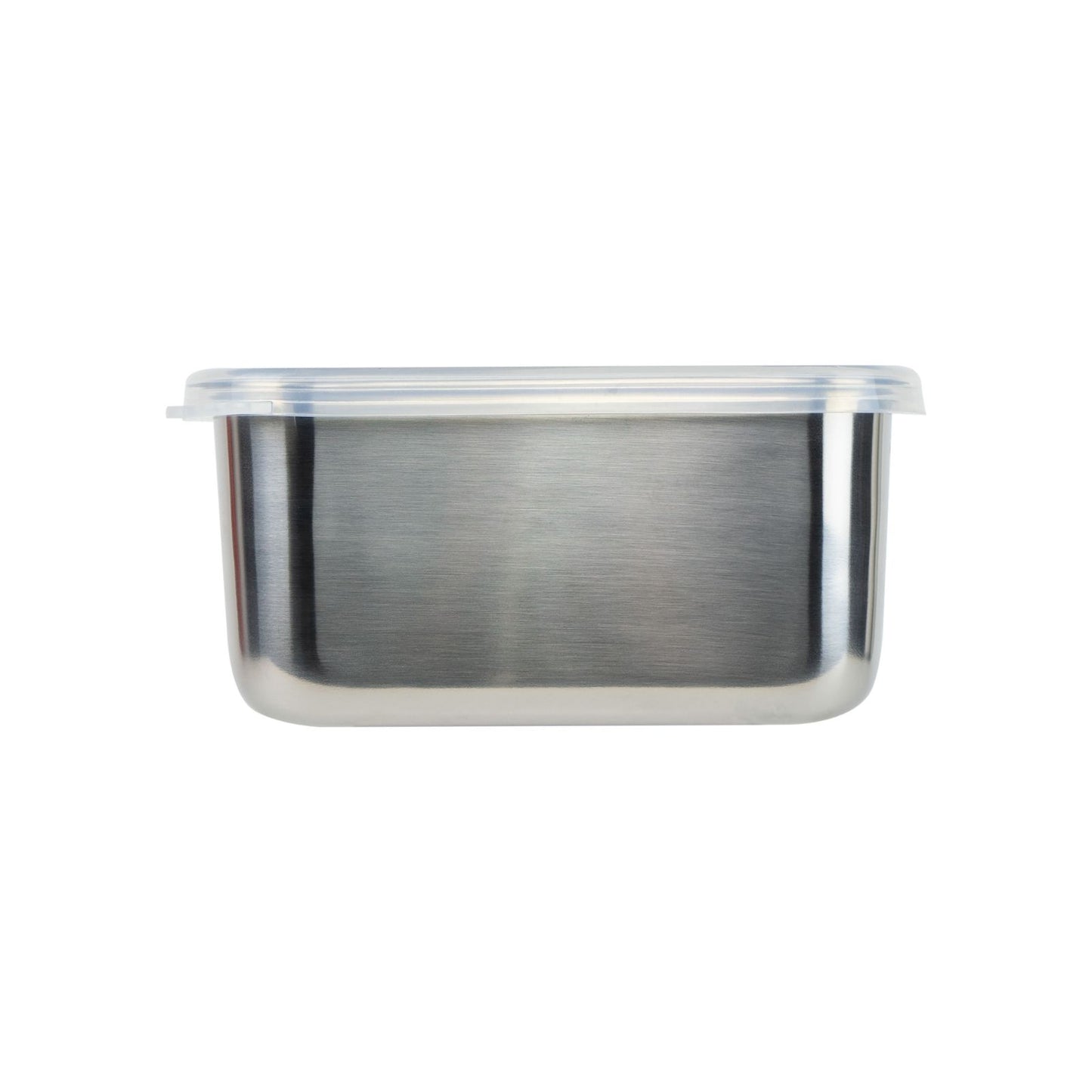 große quadratische Edelstahldose Square Large - 1,5l