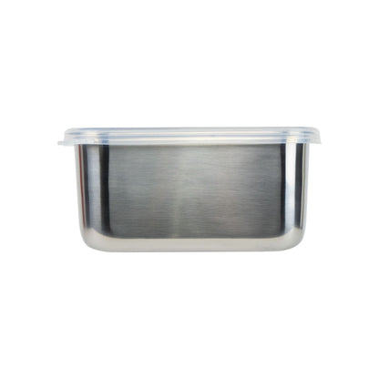 große quadratische Edelstahldose Square Large - 1,5l